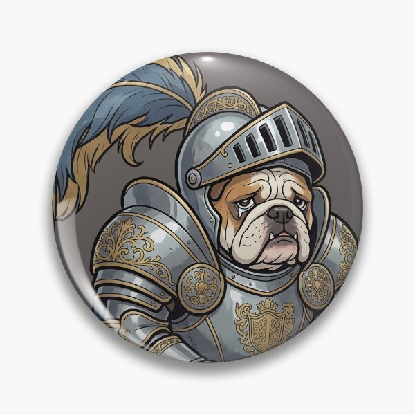 Item preview, Sir Woof, the Overburdened Knight - Regal Relics Dog designed and sold by PerfectTerrible.