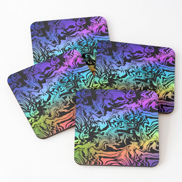 Item preview, Rainbow Squiggle Pattern designed and sold by Tickety Boo.