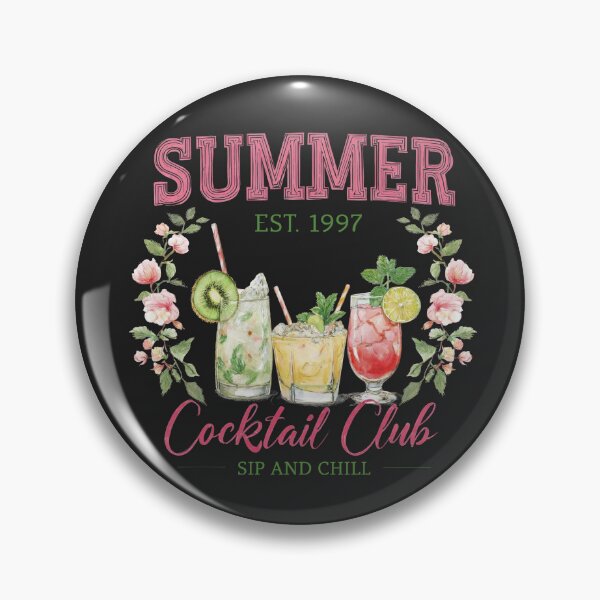 Item preview, Summer Cocktail Club – Sip & Chill designed and sold by SweetTeezPrints.