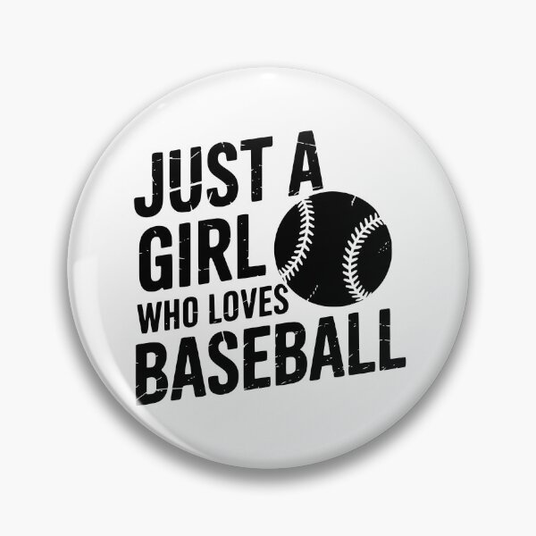 Item preview, Just A Girl Who Loves Baseball designed and sold by theartfulaspie.