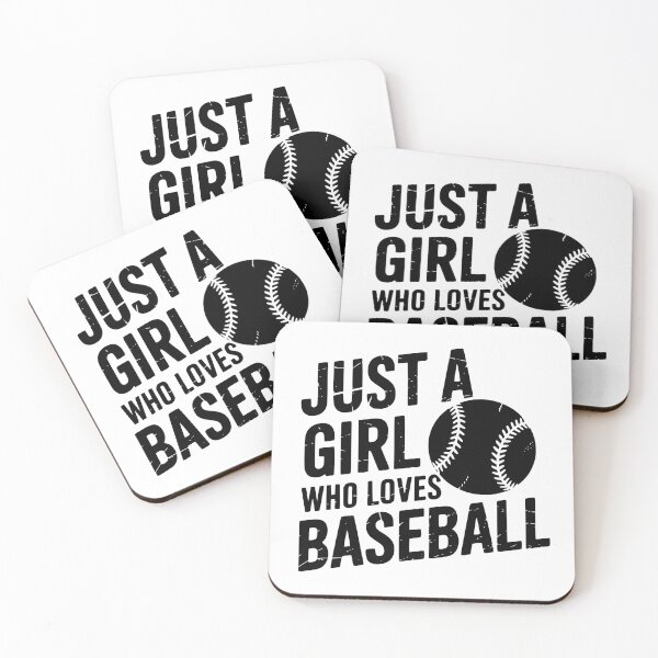 Item preview, Just A Girl Who Loves Baseball designed and sold by theartfulaspie.