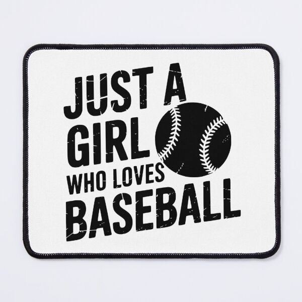 Item preview, Just A Girl Who Loves Baseball designed and sold by theartfulaspie.