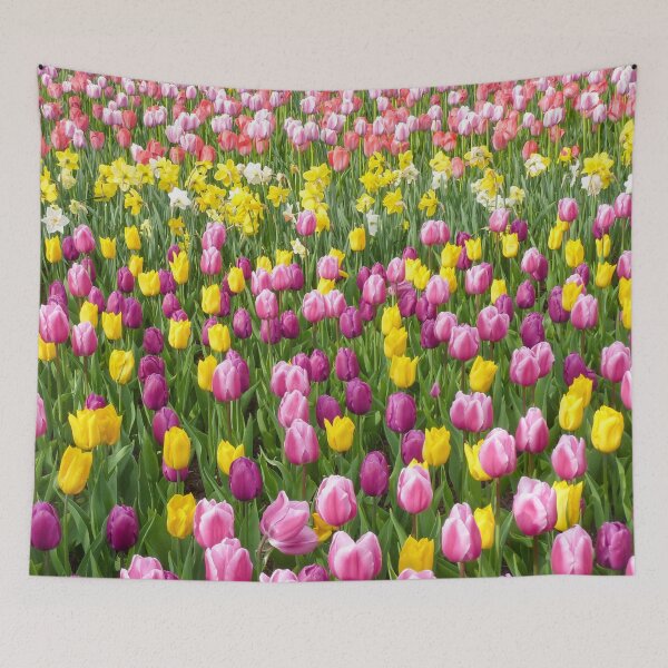 Item preview, Keukenhof Tulip Festival, Holland - Sea of Tulips | Iconic Dutch Flower & Floral Art designed and sold by Ross.A.Campbell.