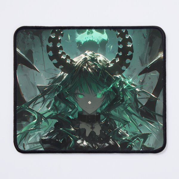 Item preview, Dead Master Black Rock Shooter Gothic Teal Glow Dark Fantasy Cathedral designed and sold by 108Recordings.