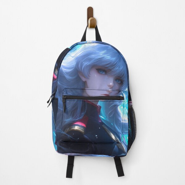 Item preview, Miorine Rembran Gundam Witch Mercury Silver Hair Blue Glow designed and sold by 108Recordings.