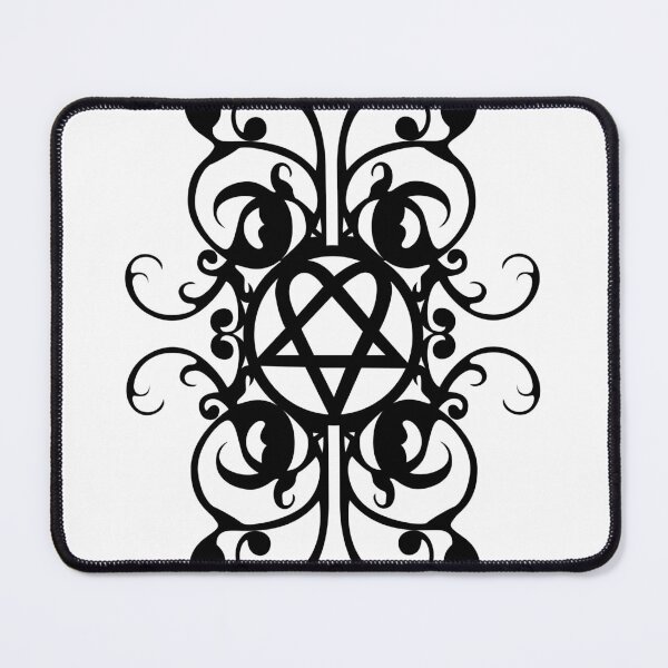 Item preview, Heartagram. Gothic ornamental design designed and sold by Tribalgothss.