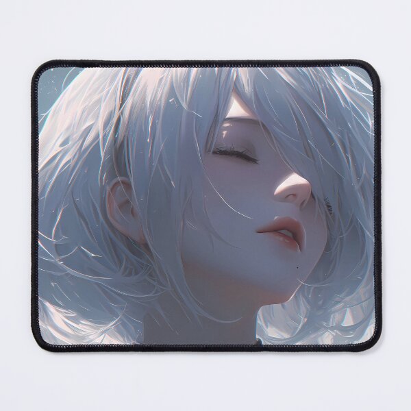 Item preview, 2B Nier Automata White Hair Dreamy Sky Soft Closeup designed and sold by 108Recordings.