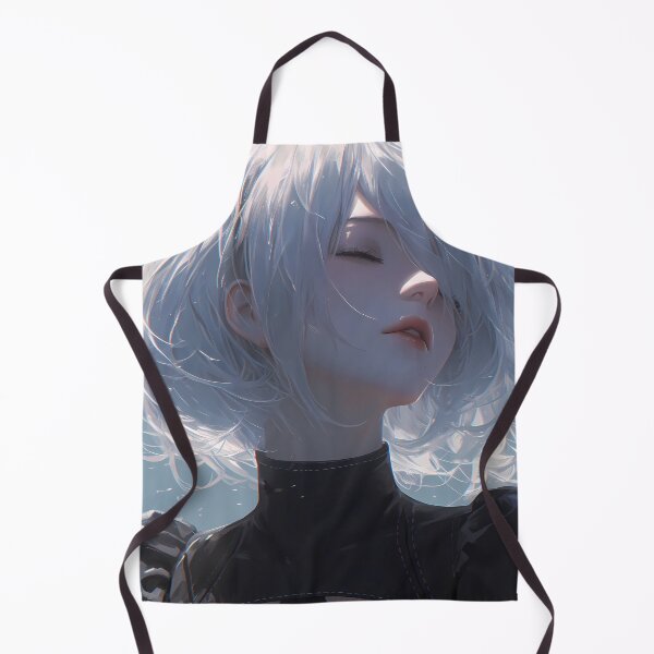 Item preview, 2B Nier Automata White Hair Dreamy Sky Soft Closeup designed and sold by 108Recordings.