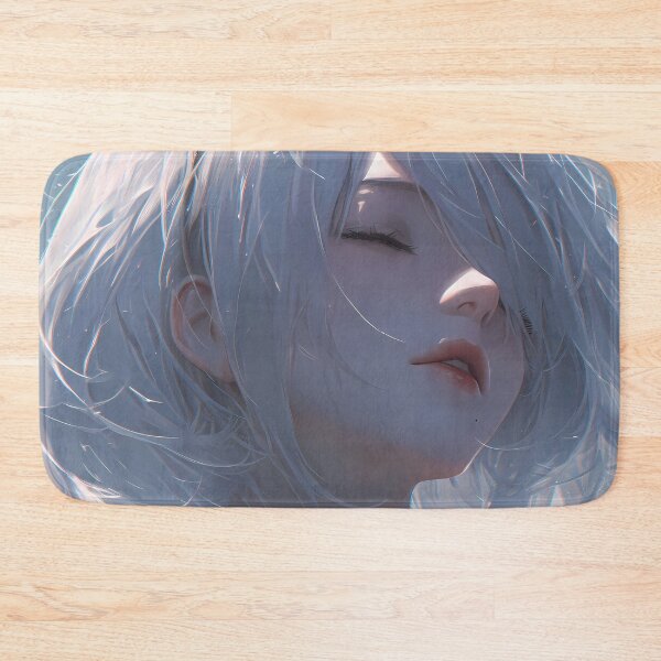 Item preview, 2B Nier Automata White Hair Dreamy Sky Soft Closeup designed and sold by 108Recordings.