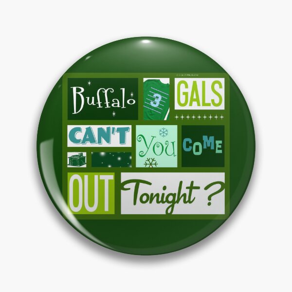 Item preview, Buffalo Gals Green designed and sold by Normbot2000.