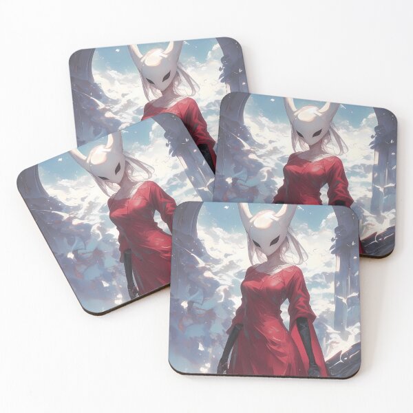 Item preview, Hornet Hollow Knight Red Dress Sky Ruins Serene Epic Scene designed and sold by 108Recordings.