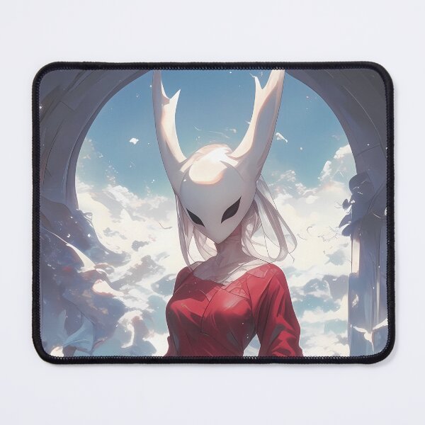 Item preview, Hornet Hollow Knight Red Dress Sky Ruins Serene Epic Scene designed and sold by 108Recordings.