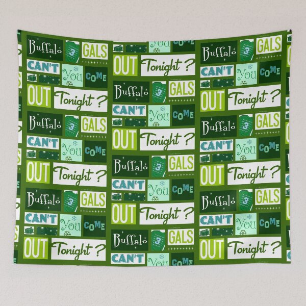 Item preview, Buffalo Gals Green designed and sold by Normbot2000.