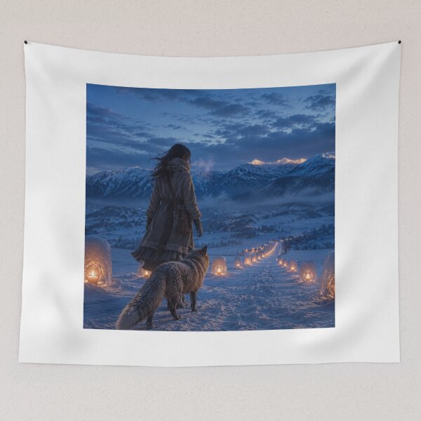 Item preview, Whispers Across Frozen Hokkaido designed and sold by Hana &Kitsu Japan .