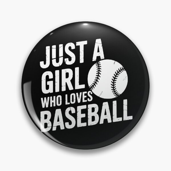 Item preview, Just A Girl Who Loves Baseball designed and sold by theartfulaspie.