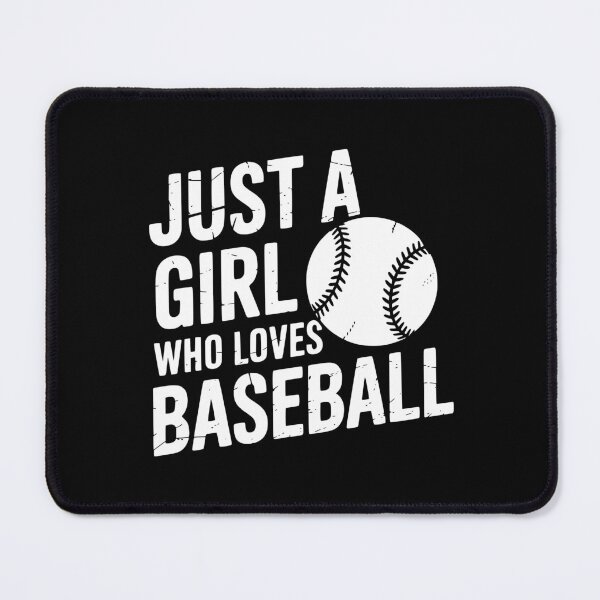 Item preview, Just A Girl Who Loves Baseball designed and sold by theartfulaspie.