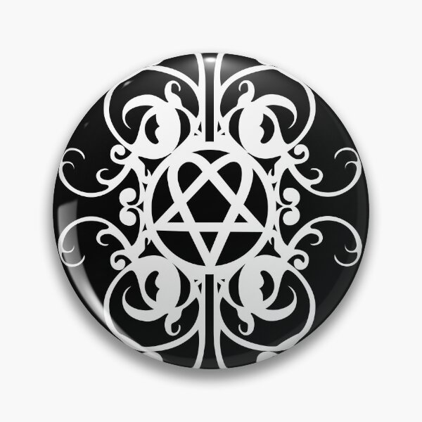 Item preview, Heartagram. Gothic ornamental design designed and sold by Tribalgothss.