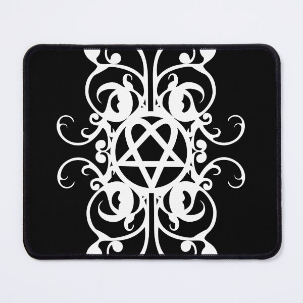 Item preview, Heartagram. Gothic ornamental design designed and sold by Tribalgothss.