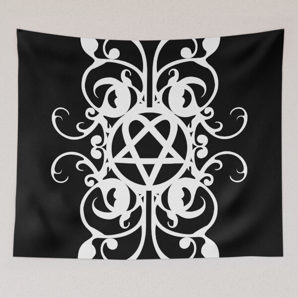 Item preview, Heartagram. Gothic ornamental design designed and sold by Tribalgothss.