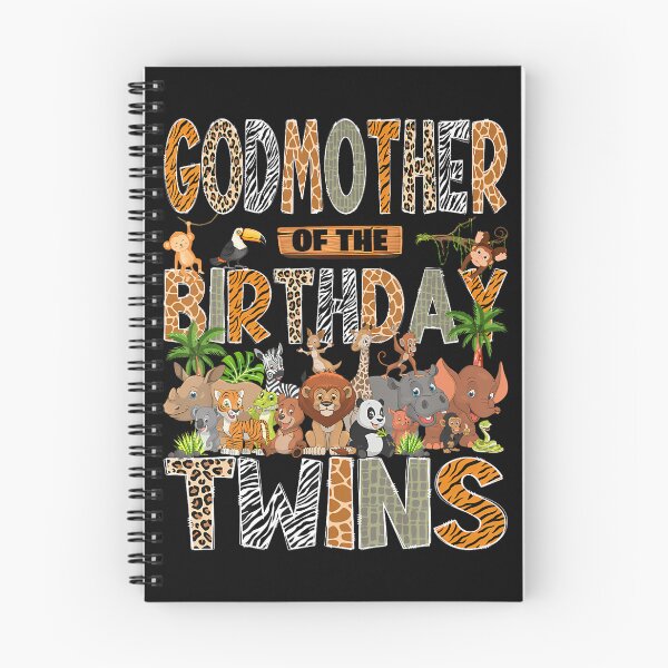 Item preview, Godmother Of The Birthday Twins Safari Wild One Zoo Animal designed and sold by Fereskabilon.