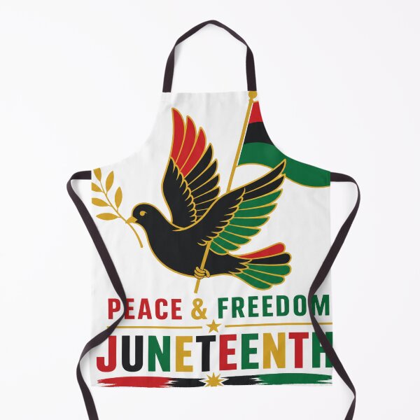 Item preview, Juneteenth Peace Freedom Dove Pan-African Flag designed and sold by PlushFutura.