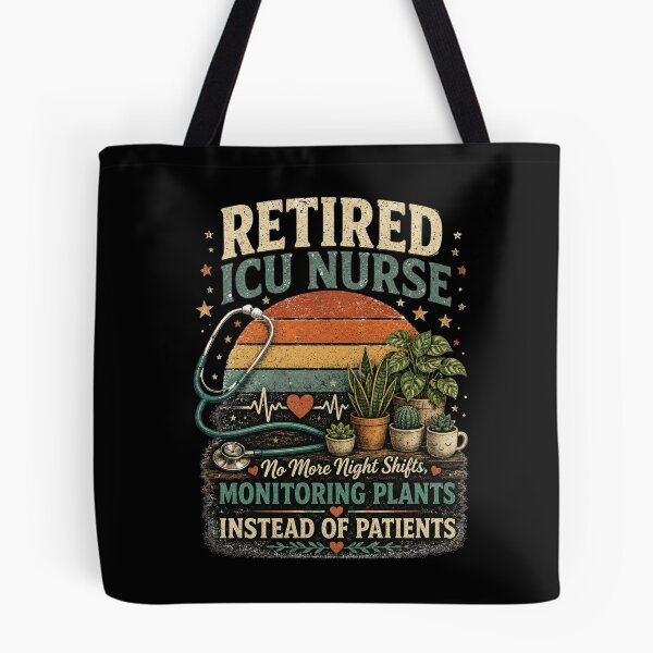 Item preview, Retired ICU Nurse Monitoring Plants Instead of Patients Classic T-Shirt  designed and sold by podlook.