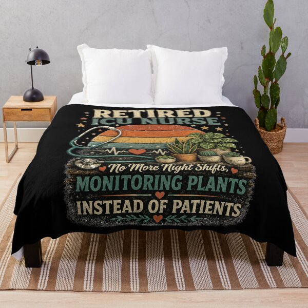 Item preview, Retired ICU Nurse Monitoring Plants Instead of Patients Classic T-Shirt  designed and sold by podlook.