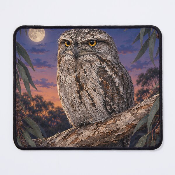 Item preview, Moonlit Tawny Frogmouth designed and sold by Pixel Junkies Studio.