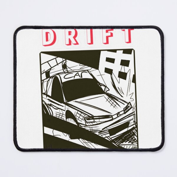 Item preview, JDM Manga Drift Car T-Shirt – Black & White Urban Sketch designed and sold by Law7aty.