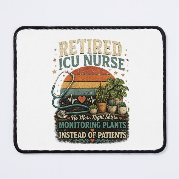 Item preview, Retired ICU Nurse Monitoring Plants Instead of Patients Classic T-Shirt  designed and sold by podlook.