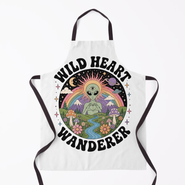 Item preview, Psychedelic Alien Wild Heart Wanderer Illustration designed and sold by aashcreat.