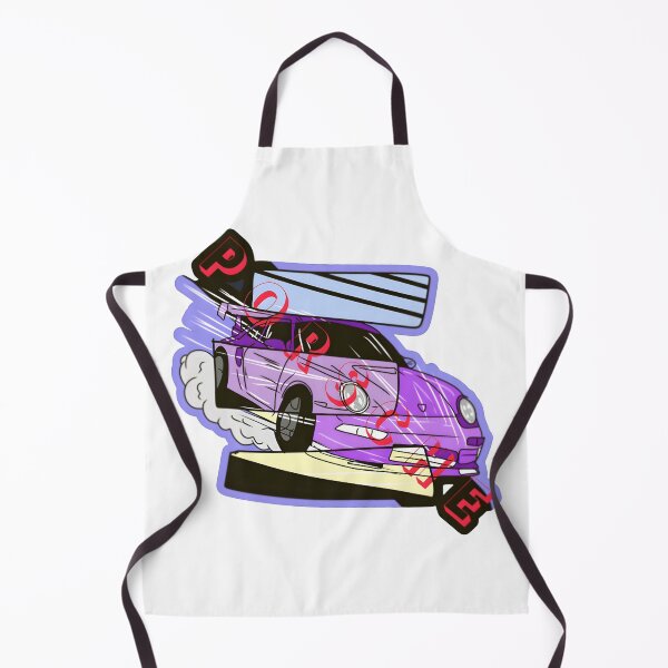 Item preview, Purple Track Beast Racing Sticker – Neon Retro Streetstyle designed and sold by Law7aty.
