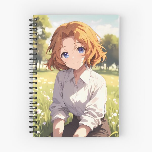 Item preview, Orange Pekoe Girls Und Panzer Meadow Wildflowers Sunny Day designed and sold by PMartistStudio.
