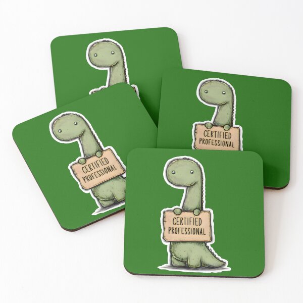 Item preview, Certified Professional Dinosaur Meme designed and sold by PreeCha Art & Co..
