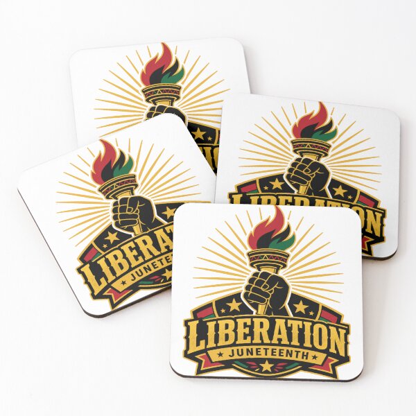 Item preview, Liberation Juneteenth Torch Fist Black Power Art designed and sold by PlushFutura.