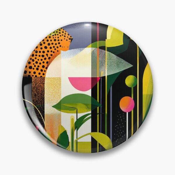 Item preview, Exotic Tropical Colorful Leaves Design Shapes Abstract Art  designed and sold by DEC02.