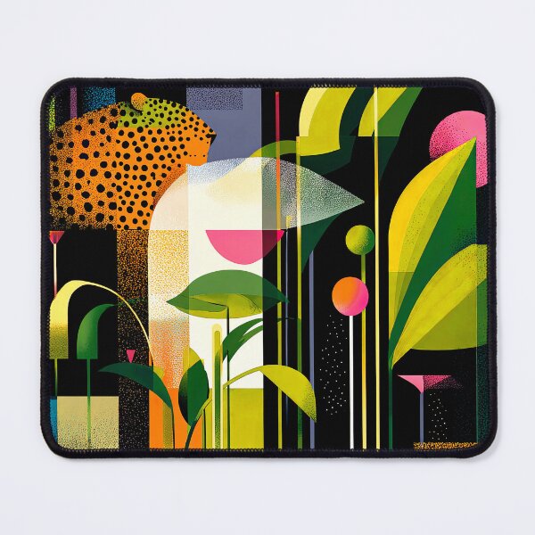 Item preview, Exotic Tropical Colorful Leaves Design Shapes Abstract Art designed and sold by DEC02.