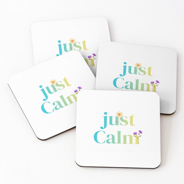 Item preview, Just Calm - Pastel Women's Design with a Subtle Floral Touch  designed and sold by MadeByMira.