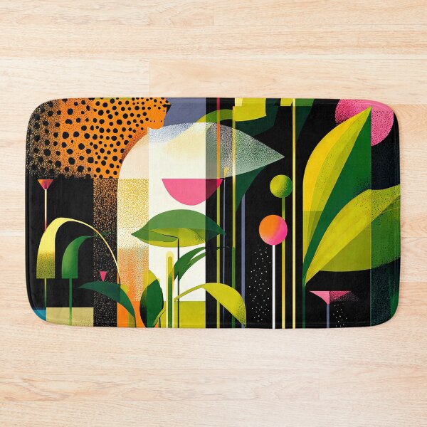 Item preview, Exotic Tropical Colorful Leaves Design Shapes Abstract Art  designed and sold by DEC02.