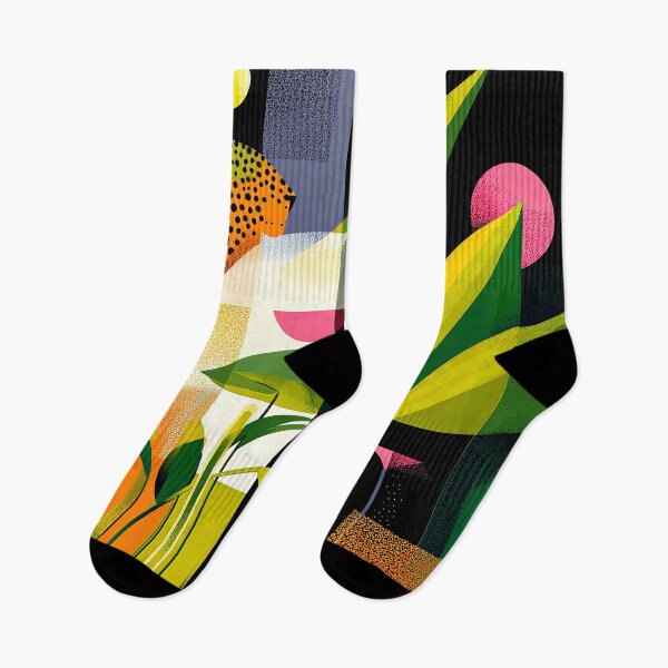 Item preview, Exotic Tropical Colorful Leaves Design Shapes Abstract Art  designed and sold by DEC02.