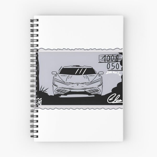 Item preview, Euro Supercar Postal Stamp Art – Minimal Sketch Print designed and sold by Law7aty.
