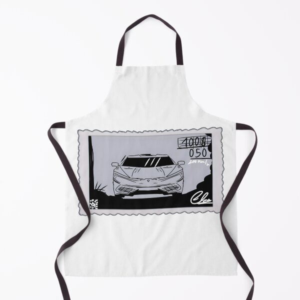 Item preview, Euro Supercar Postal Stamp Art – Minimal Sketch Print designed and sold by Law7aty.