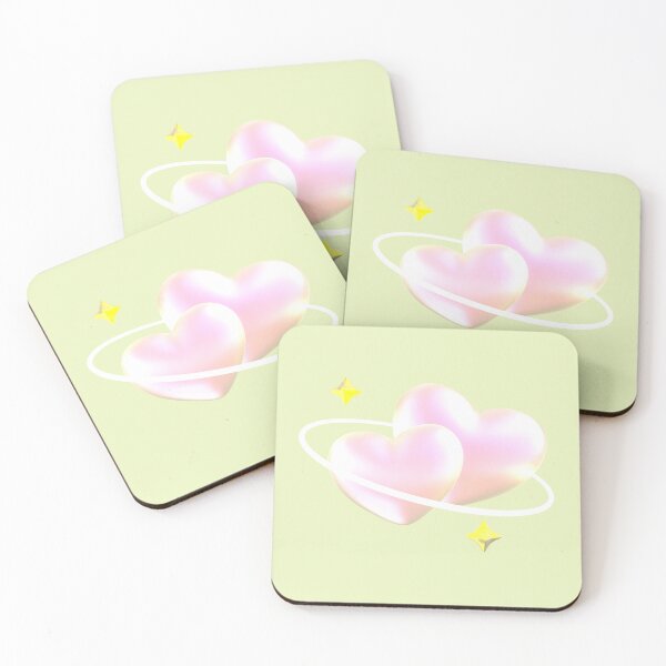 Item preview, Pink Hearts Aesthetic | Kawaii Cute Love Art designed and sold by Rawafi Art Studio.