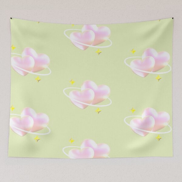 Item preview, Pink Hearts Aesthetic | Kawaii Cute Love Art designed and sold by Rawafi Art Studio.