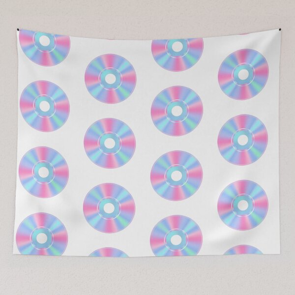 Item preview, Minimalist Holographic CD | Aesthetic Liquid Y2K designed and sold by Rawafi Art Studio.