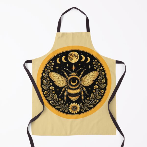 Item preview, Boho Celestial Bee Moon Phases designed and sold by Eh Plus Designs.