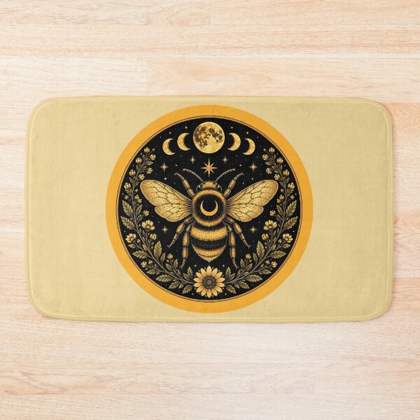 Item preview, Boho Celestial Bee Moon Phases designed and sold by Eh Plus Designs.