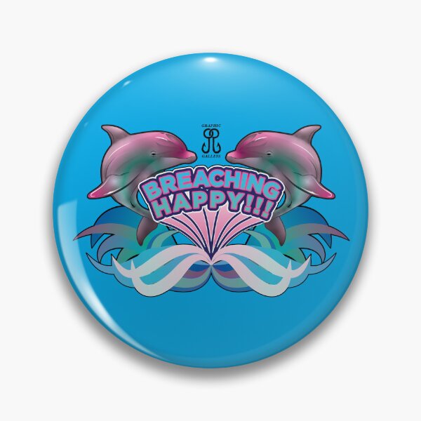 Item preview, Breaching Happy Dolphins designed and sold by Graphic-Galleys.
