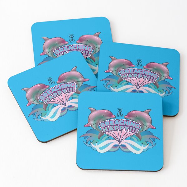 Item preview, Breaching Happy Dolphins designed and sold by Graphic-Galleys.