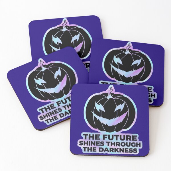 Item preview, Future Shines Pumpkin | Cyber Y2K Halloween Sticker designed and sold by Rawafi Art Studio.
